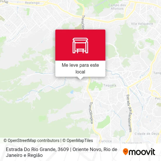 Estrada Do Rio Grande, 3609 | Oriente Novo mapa