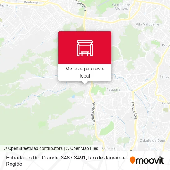 Estrada Do Rio Grande, 3487-3491 mapa