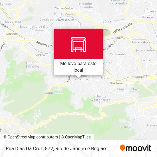Rua Dias Da Cruz, 872 mapa