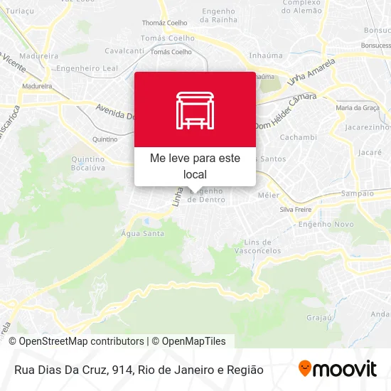 Rua Dias Da Cruz, 914 mapa