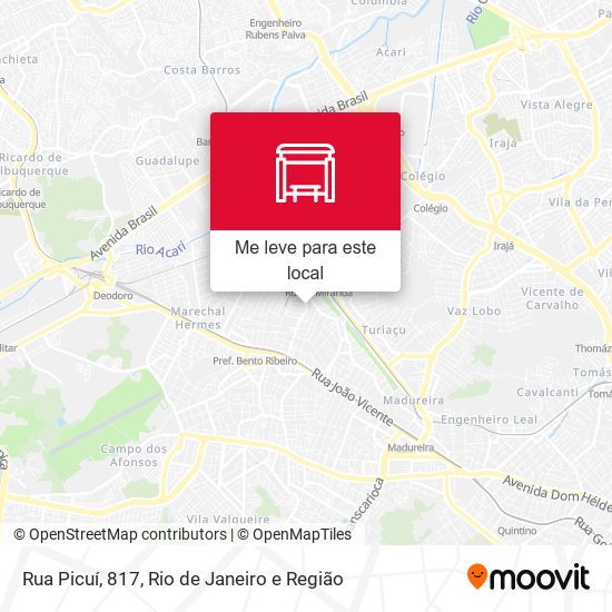 Rua Picuí, 817 mapa