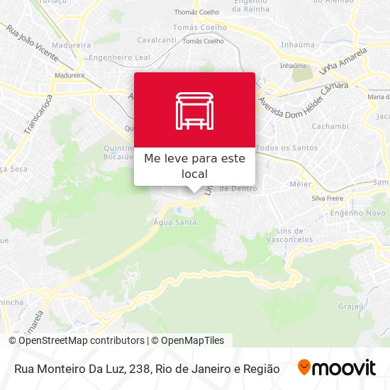 Rua Monteiro Da Luz, 238 mapa