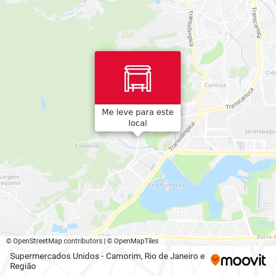 Supermercados Unidos - Camorim mapa