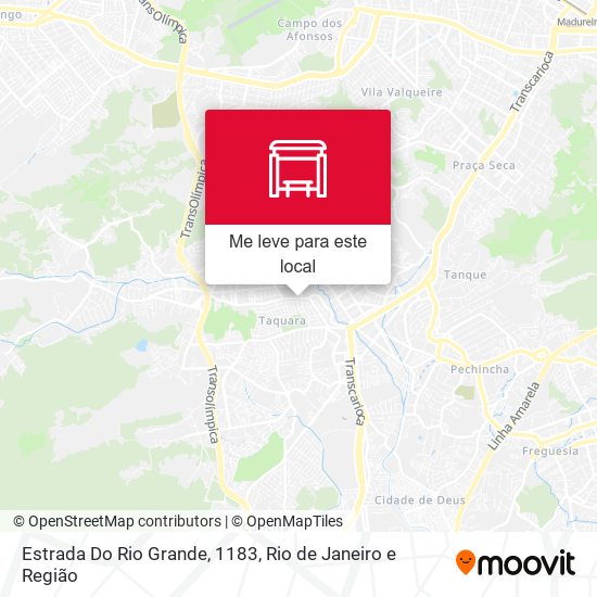 Estrada Do Rio Grande, 1183 mapa