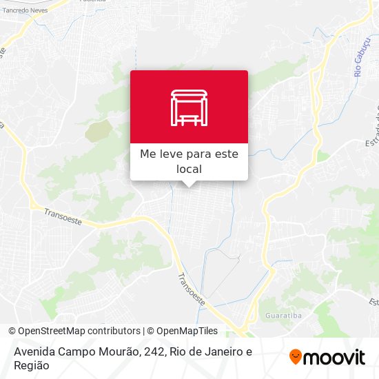 Avenida Campo Mourão, 242 mapa