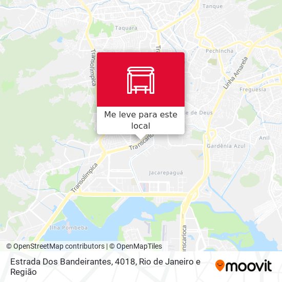 Estrada Dos Bandeirantes, 4018 mapa