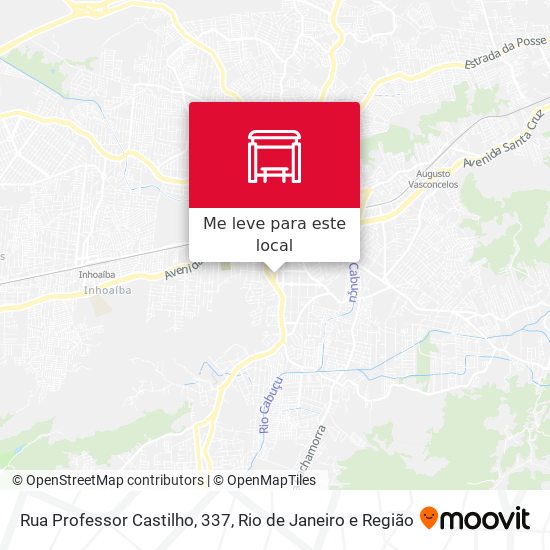 Rua Professor Castilho, 337 mapa