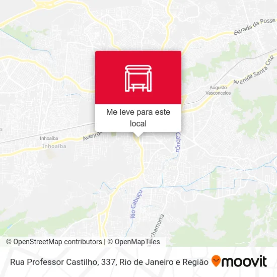 Rua Professor Castilho, 337 mapa