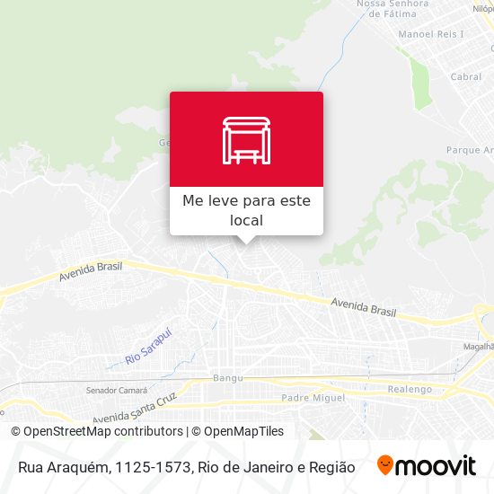 Rua Araquém, 1125-1573 mapa
