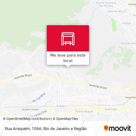 Rua Araquém, 1066 mapa