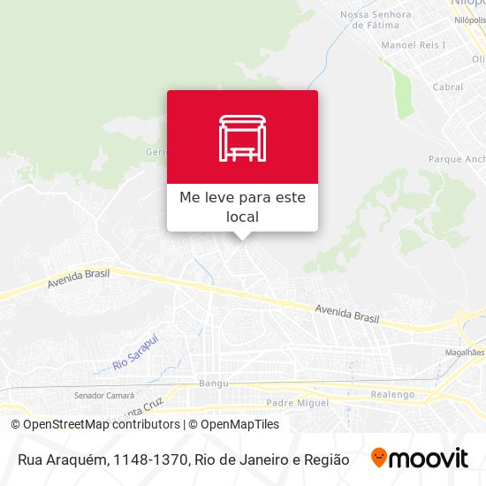 Rua Araquém, 1148-1370 mapa