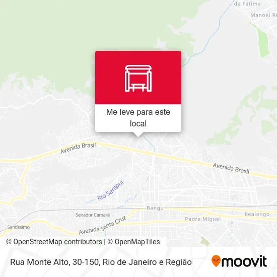 Rua Monte Alto, 30-150 mapa