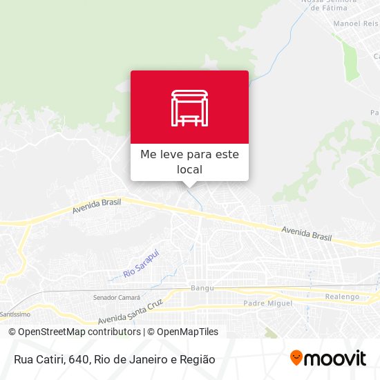 Rua Catiri, 640 mapa