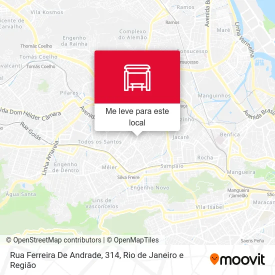 Rua Ferreira De Andrade, 314 mapa