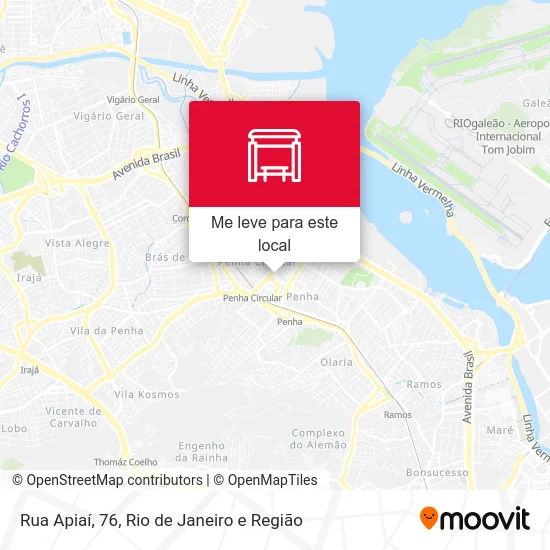 Rua Apiaí, 76 mapa