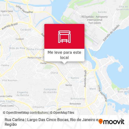 Rua Carlina | Largo Das Cinco Bocas mapa