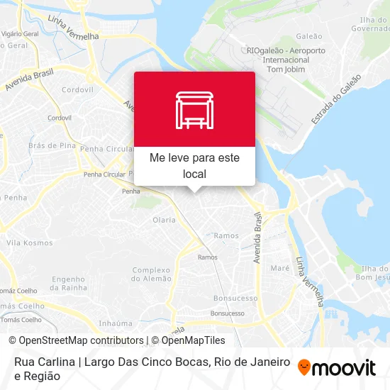 Rua Carlina | Largo Das Cinco Bocas mapa