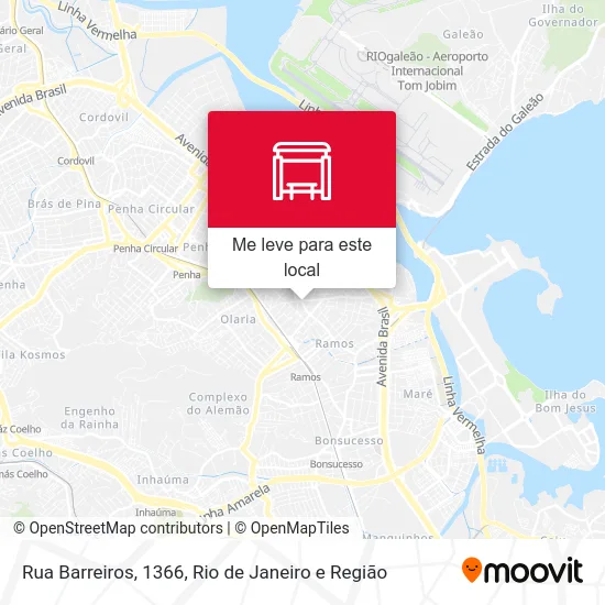 Rua Barreiros, 1366 mapa