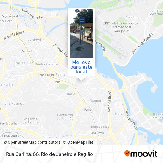 Rua Carlina, 66 mapa