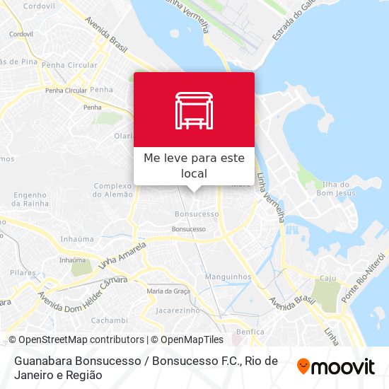 Guanabara Bonsucesso / Bonsucesso F.C. mapa