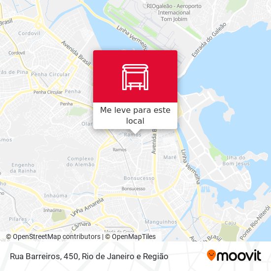 Rua Barreiros, 450 mapa