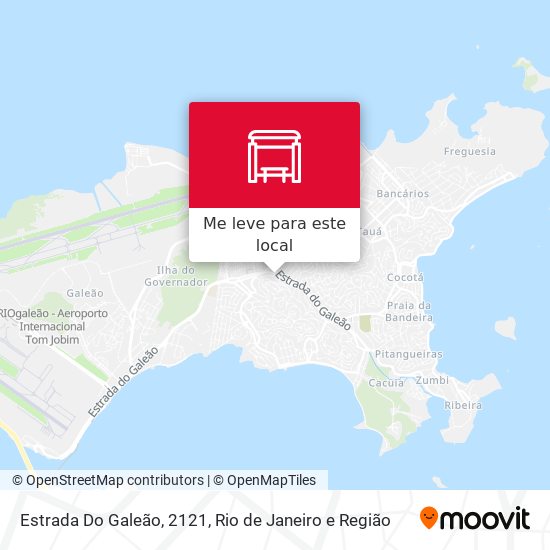 Estrada Do Galeão, 2121 mapa