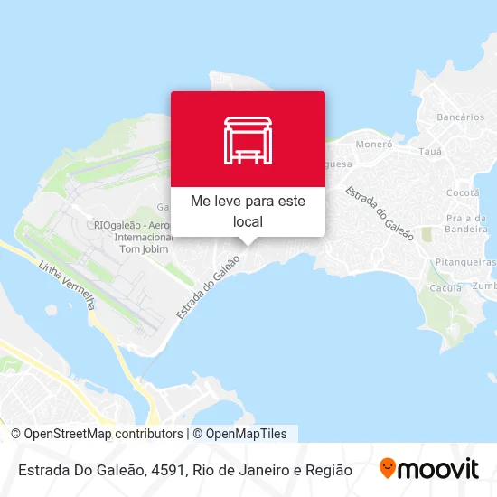 Estrada Do Galeão, 4591 mapa