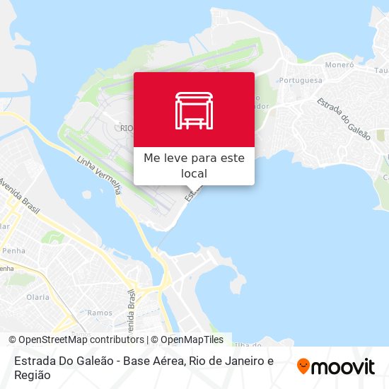 Estrada Do Galeão - Base Aérea mapa