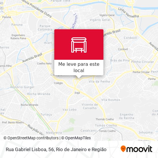 Rua Gabriel Lisboa, 56 mapa