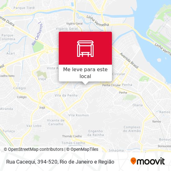 Rua Cacequi, 394-520 mapa