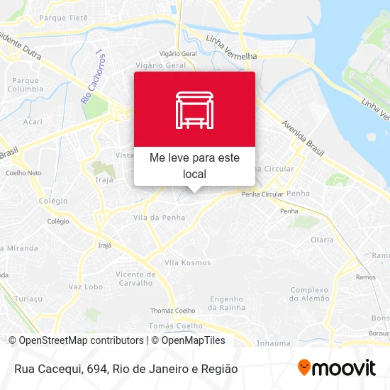 Rua Cacequi, 694 mapa