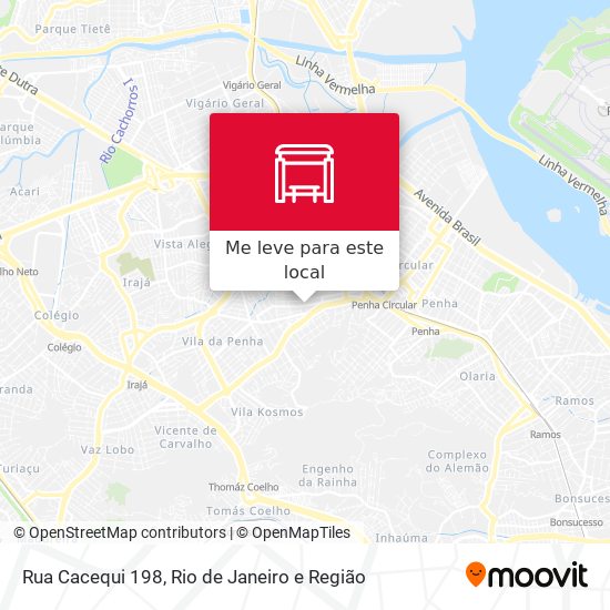 Rua Cacequi 198 mapa