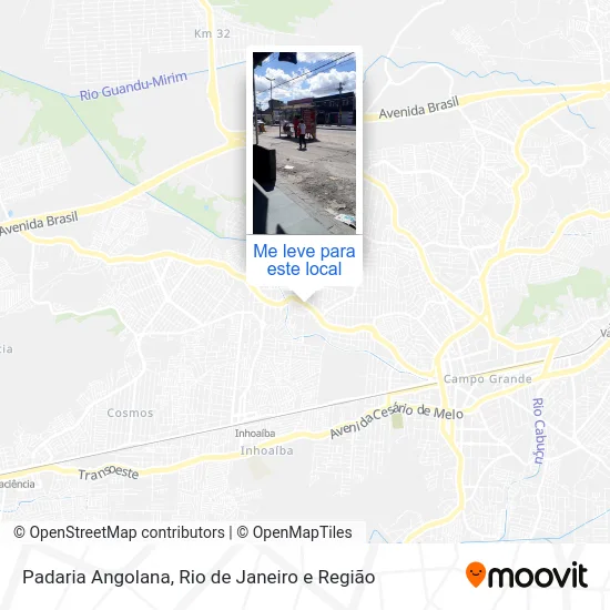 Padaria Angolana mapa