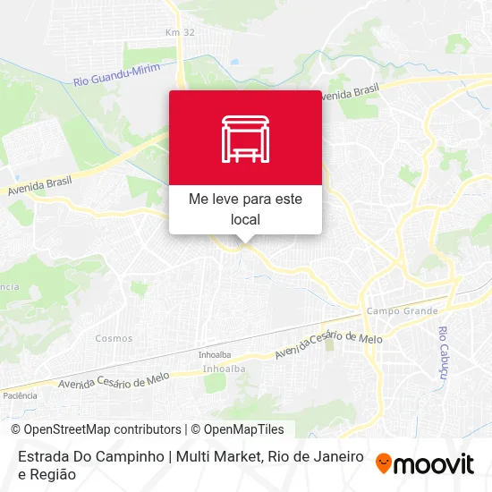Estrada Do Campinho | Multi Market mapa