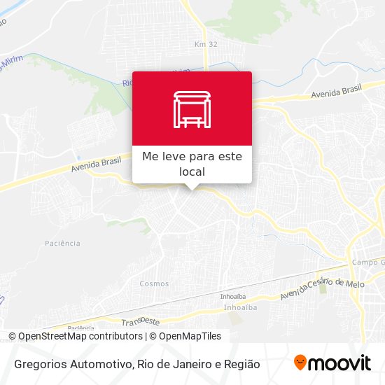 Gregorios Automotivo mapa