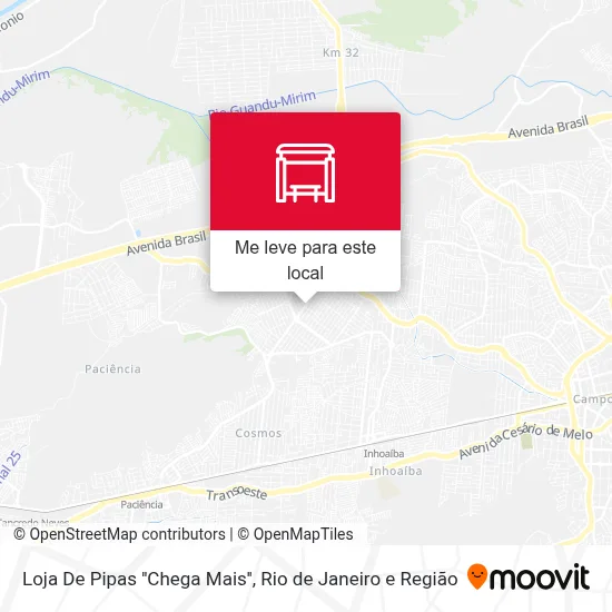 Loja De Pipas ''Chega Mais'' mapa
