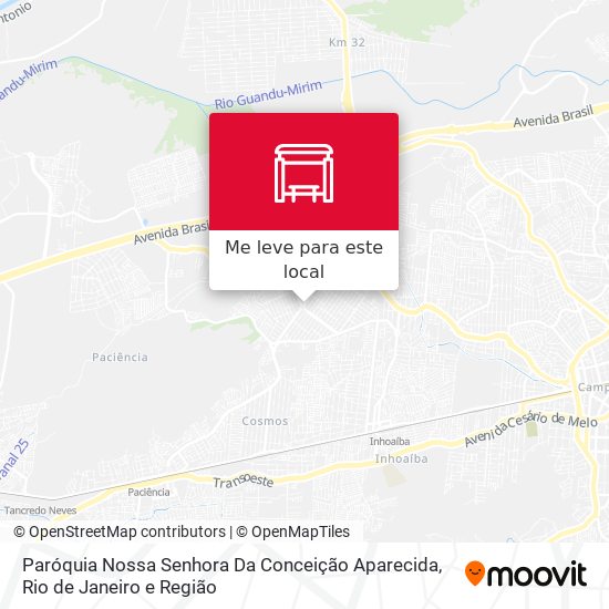 Paróquia Nossa Senhora Da Conceição Aparecida mapa