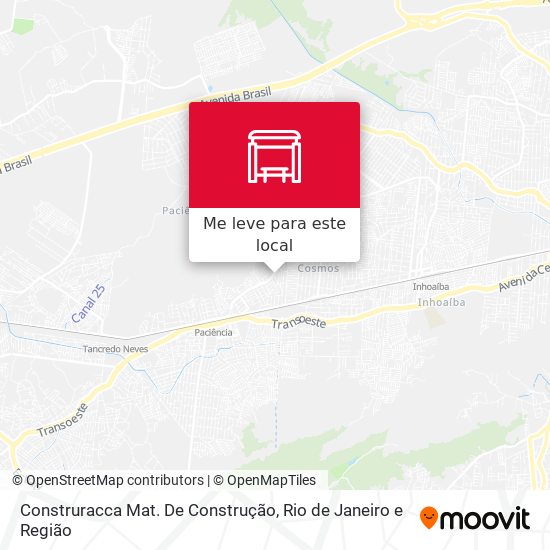 Construracca Mat. De Construção mapa