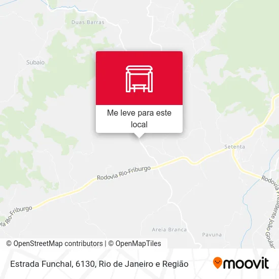 Estrada Funchal, 6130 mapa