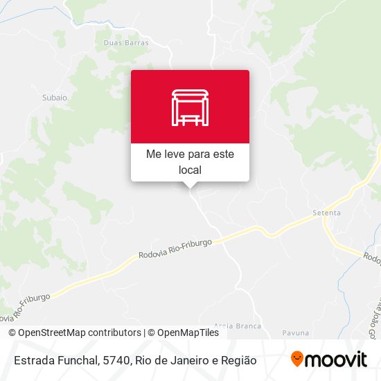 Estrada Funchal, 5740 mapa