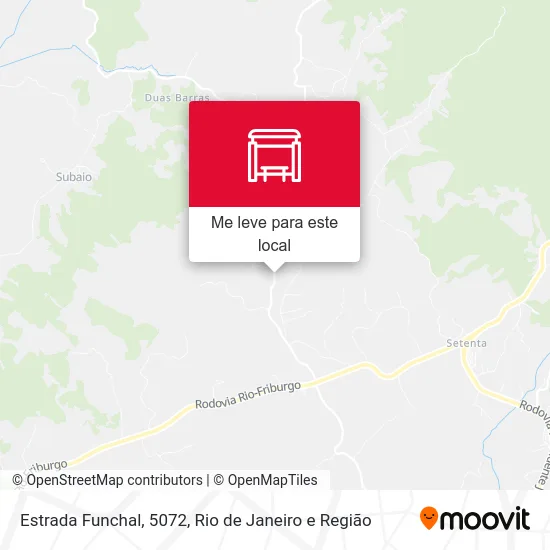 Estrada Funchal, 5072 mapa