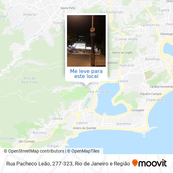 Rua Pacheco Leão, 277-323 mapa
