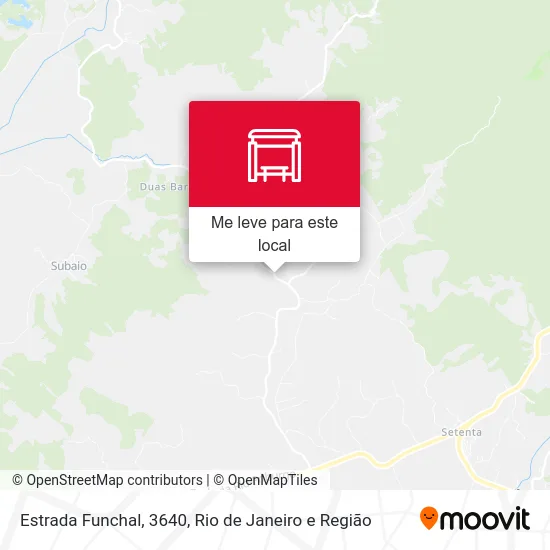 Estrada Funchal, 3640 mapa