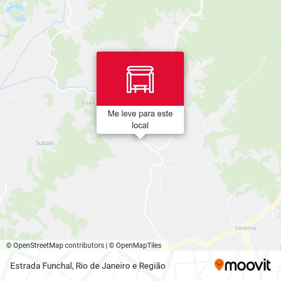 Estrada Funchal mapa