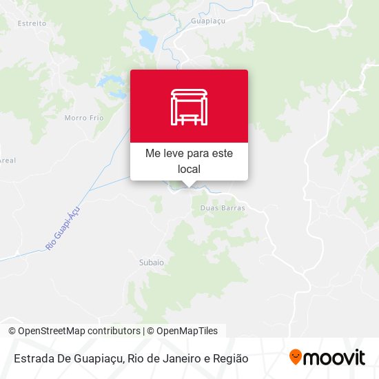 Estrada De Guapiaçu mapa