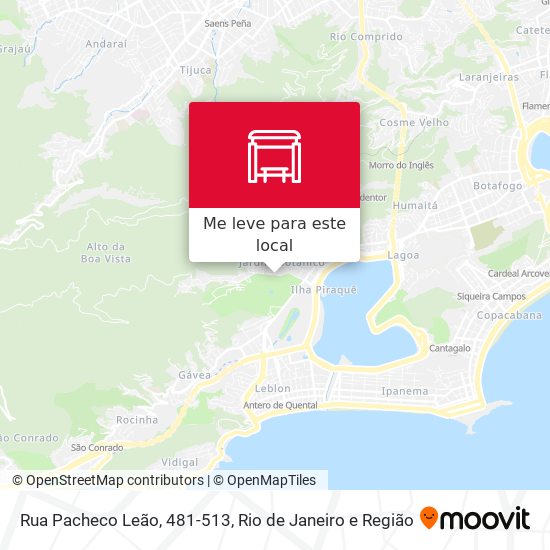Rua Pacheco Leão, 481-513 mapa
