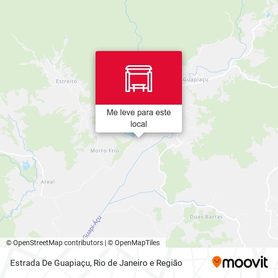 Estrada De Guapiaçu mapa