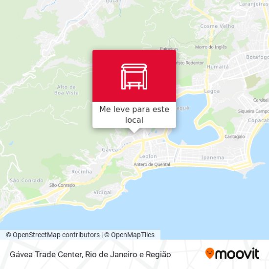 Gávea Trade Center mapa