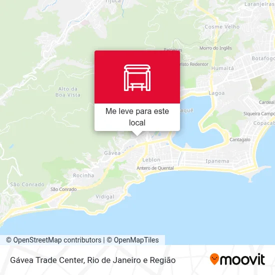 Gávea Trade Center mapa
