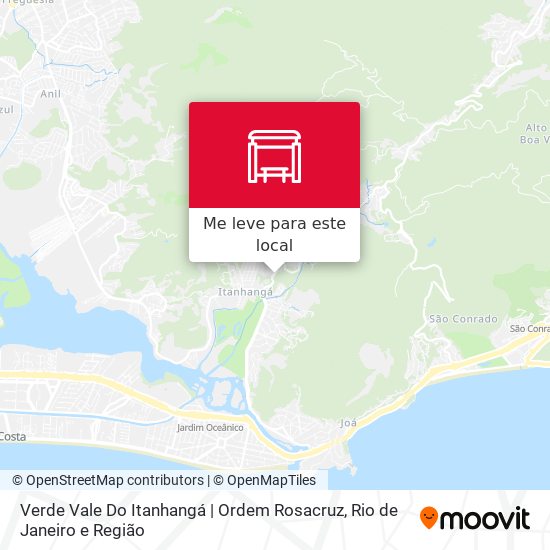 Verde Vale Do Itanhangá | Ordem Rosacruz mapa
